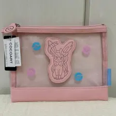 ポケモンセンター購入　ニンフィア　メッシュ　ポーチ　ピンクのサムネイル