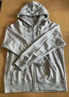 UNIQLO ユニクロ　フルジップ　スウェットパーカー　グレー　Lサイズ