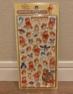 【正規品】第二弾くまのプーさんボンボンドロップシール