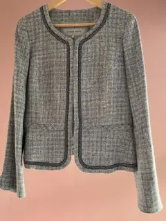 レディース ノーカラージャケット 7号