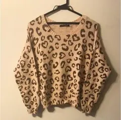 INGNI ヒョウ柄ニット