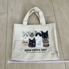 NEKO NEKO'S DAY! 猫柄 トートバッグ