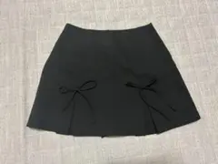 GRL リボン付きタイトミニスカート　インパン