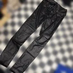 AVAIL MODE スキニーパンツ ブラック　レザー風　ハイウエスト