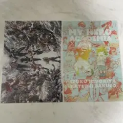 ヒロアカ 原画展 クリアファイルセット キービジュアル&デクとかっちゃんの幼馴染