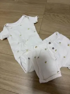 ベビー ロンパース パンツ セット レモン柄のサムネイル