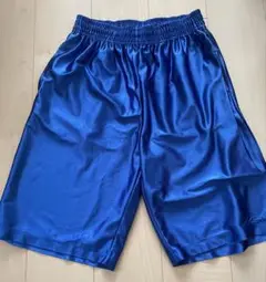 ブルー バスケットボールパンツ Lサイズ