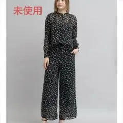 新品】 ヤマダヤ Ample ドットジャガードオールインワン ブラック 