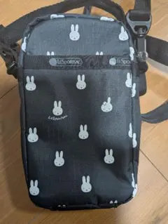 美品　レスポートサック×Miffy スマホショルダー　ミニショルダーバッグ