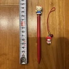ハローキティ シャープペンシルとストラップセット