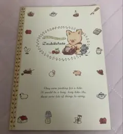 1990年　サンリオZASHIKIBUTA ザシキブタ　ノート　シール付