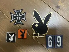 チョッパー　クラブベスト　ワッペン 6枚セット 刺繍 アイロンワッペン