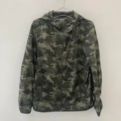 K1298 UNIQLO カモフラージュ柄ジャケット カーキ メンズ M