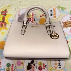 MICHAEL KORS ホワイトハンドバッグ