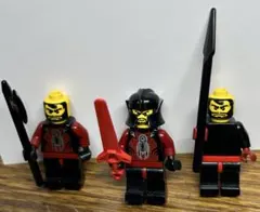 LEGOナイトキングダム　シャドウナイト　ミニフィギュア 3体　剣