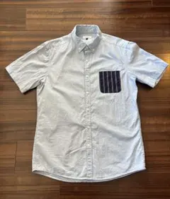 a.v.v HOMME 半袖シャツ XL ライトブルー