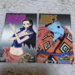 ワンピース 麦わらストア ハーフブロマイド 2点 ナミ/ロビン - メルカリ