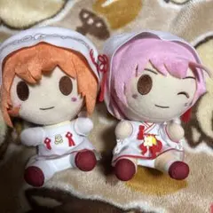 一番くじ景品　五等分の花嫁　中野一花 中野四葉 白装束ぬいぐるみセット