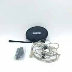 SHURE 有線イヤホン 本体 キャリングケース付 SE215-CL-A クリア