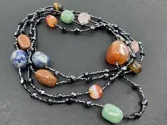 M5157 天然石　ネックレス　ヴィンテージ アクセサリー