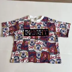 F.O.KIDS ビール缶総柄 Tシャツ 90cmのサムネイル