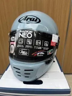 Arai ラパイドネオ アイスブルー XL61.62 スモークシールド付き - メルカリ