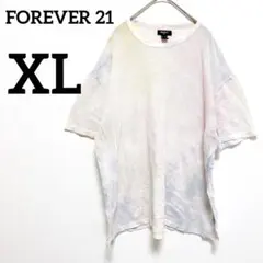 FOREVER 21 オーバーサイズTシャツ【XL】メッシュ