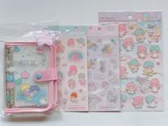 ♡キキララ シールバインダー 手帳 キラぷく ペタペタ プレミアムマスコット♡