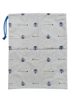 【限定品】Aquascutum/JAPAN BLUE JEANS コラボ巾着袋のサムネイル