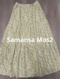 Samansa Mos2 サマンサモスモス 小花柄ティアードスカートのサムネイル