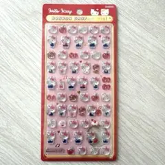 新品・正規品 ボンボンドロップシール ミニ サンリオ キティ 赤