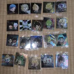 ドラゴンボールウエハース　デフォルメシール20種類セット