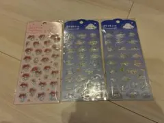 【ダイソー】サンリオ ぷくっとシール 3セット