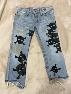 LGB 革スカルパッチデニムのサムネイル