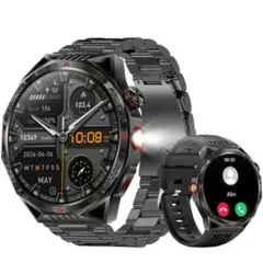 Mstopone スマートウォッチ 1.85インチ サファイアガラス 軍用
