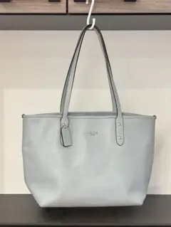 COACH トートバッグ ライトブルー
