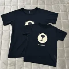 モンベル WIC.T 親子Tシャツ 女性S＆キッズ110