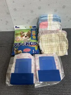 犬のオムツ　ウンポパンツなど合計８点 女の子用　Lサイズのサムネイル
