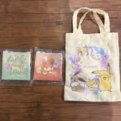 ポケモン　トートバックA&ポーチA、Dコレクションvol10 3点セット