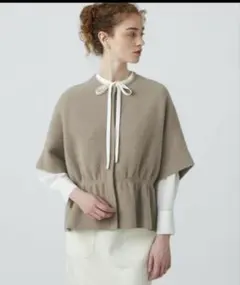 ★極美品★トゥモローランドBallsey フォックスウエストギャザーカーディガン