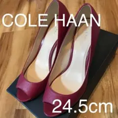 COLE HAAN 赤紫 パンプス　本革