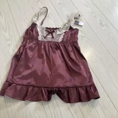 新品レディースLフリル付きキャミソール