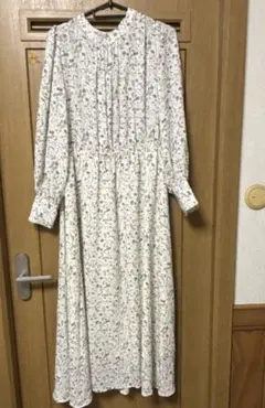 美品 grove 花柄 ロングワンピース 長袖