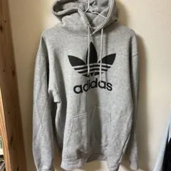 adidas グレー パーカー Mサイズ