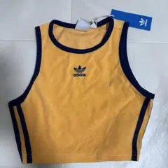 アディダス オリジナルス クロップドタンクトップ レディース ウェア・オレンジ