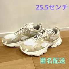 リーボック　Reebok ロイヤルブリッジ4 25.5 ホワイト　ベージュ