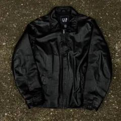 old gap leather レザー フーディ パーカー ラムレザー y2k - メルカリ