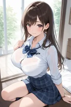 m886 AIイラスト　かわいい　A4ポスター