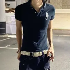 00s Y2K Ralph Lauren ポロシャツ ビッグポニー swagのサムネイル