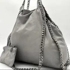 【美品】ステラマッカトニー 2wayファラベラ ショルダーバッグ グレー ポーチ